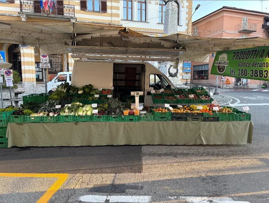 Il banchetto de La Boscarola al mercato
